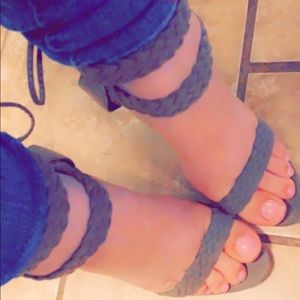 Lola’s boutique strapped heels super sexy